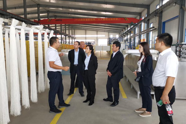 陜西航天建設(shè)集團(tuán)有限公司總經(jīng)理、黨委副書記謝明娟率隊赴遼寧一諾環(huán)保產(chǎn)業(yè)集團(tuán)開展考察調(diào)研工作